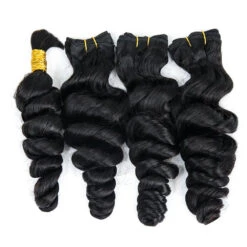 Half Braids Half Sew-in Combo Deal Loose Wave Natural Color -Hot Lingerie Hub loose wave bundles for half braids half sew in