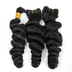 Half Braids Half Sew-in Combo Deal Loose Wave Natural Color -Hot Lingerie Hub loose wave bundles for human hair half sew in half braids
