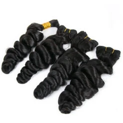Half Braids Half Sew-in Combo Deal Loose Wave Natural Color -Hot Lingerie Hub loose wave bundles half sew in half braids