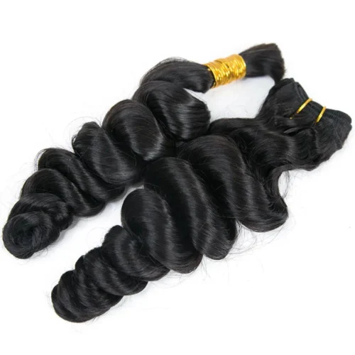 Half Braids Half Sew-in Combo Deal Loose Wave Natural Color -Hot Lingerie Hub loose wave half braids half sew in deep wave