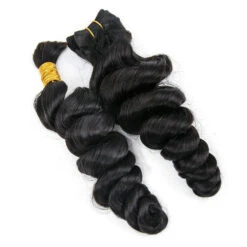 Half Braids Half Sew-in Combo Deal Loose Wave Natural Color -Hot Lingerie Hub loose wave human hair half braids half sew in