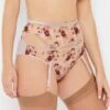 Madalyn Vintage Rose Floral Mesh Suspender Belt 1 Madalyn Vintage Rose Floral Mesh Suspender Belt -Hot Lingerie Hub madalyn vintage rose floral mesh suspender belt