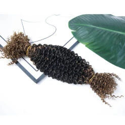 1B/30 Ombre Spring Twist Human Hair Extensions Pre-Separated