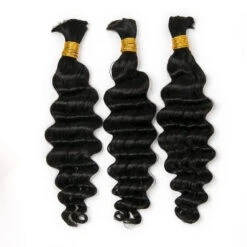Natural Color Loose Deep Wave Bulk Human Braiding Hair 10 Natural Color Loose Deep Wave Bulk Human Braiding Hair -Hot Lingerie Hub natural color loose deep wave bulk human hair