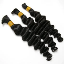Natural Color Loose Deep Wave Bulk Human Braiding Hair 11 Natural Color Loose Deep Wave Bulk Human Braiding Hair -Hot Lingerie Hub natural color loose deep wave human hair bulk