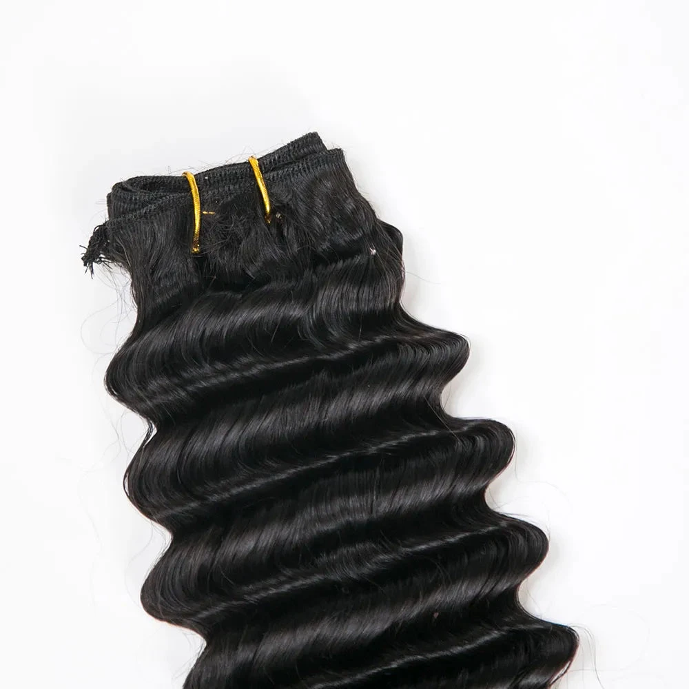 Deep Wave Human Hair Bundles Natural Color - Image 5