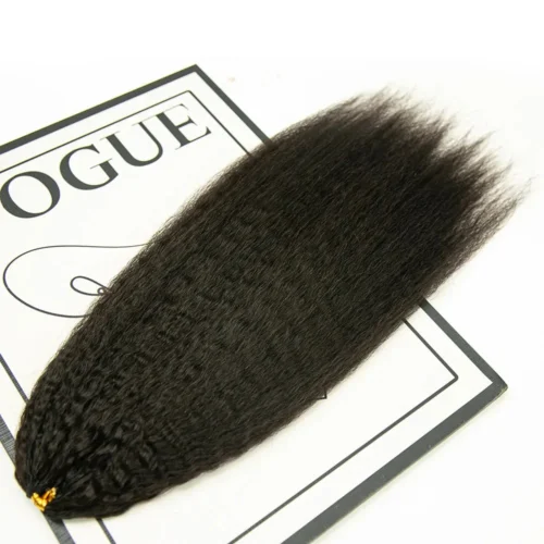 Kinky Straight Human Crochet Hair 19 Kinky Straight Human Crochet Hair -Hot Lingerie Hub natural texture blowout crochet hair