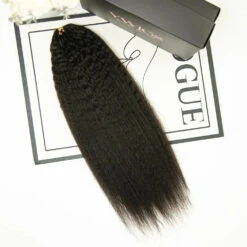 Kinky Straight Human Crochet Hair -Hot Lingerie Hub natural texture blowout human crochet hair