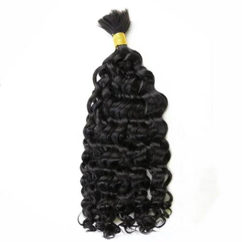 Double Drawn Burmese Natural Wave Human Braiding Hair -Hot Lingerie Hub natural wave bulk human hair from ywigs