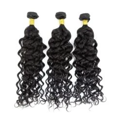 Natural Wave Brazilian Human Hair Bundles Natural Color