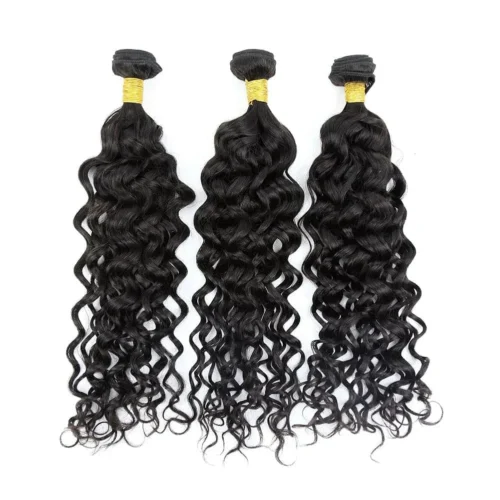 Natural Wave Brazilian Human Hair Bundles Natural Color