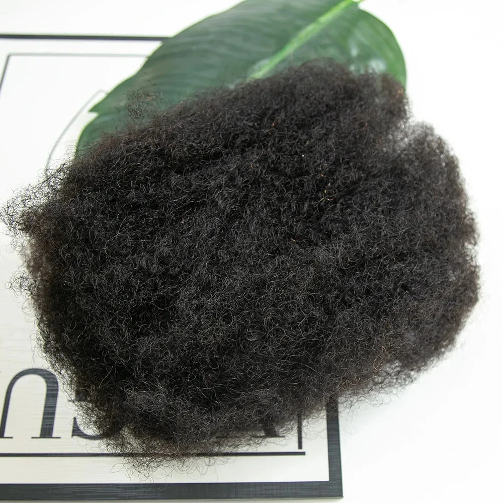 Upgraded Natural Color Afro Kinky Bulk Human Hair (50g Per Pack) 4 Upgraded Natural Color Afro Kinky Bulk Human Hair (50g Per Pack) - Image 2
