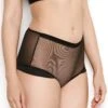 Nina Black Mesh High Waisted Knickers -Hot Lingerie Hub nina black mesh high waisted knickers