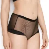 Nina Black Mesh High Waisted Knickers -Hot Lingerie Hub nina black mesh high waisted knickers scaled