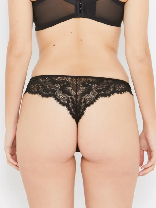 Olivia Black Stretch Lace Thong -Hot Lingerie Hub olivia black stretch lace thong back scaled