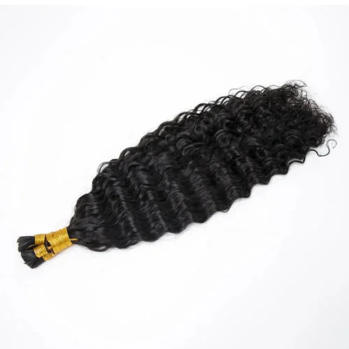 Pre-Divided Double Drawn Burmese Water Wave Human Hair Bulk 16 Pre-Divided Double Drawn Burmese Water Wave Human Hair Bulk -Hot Lingerie Hub pre divided boho water wave bulk for boho braids