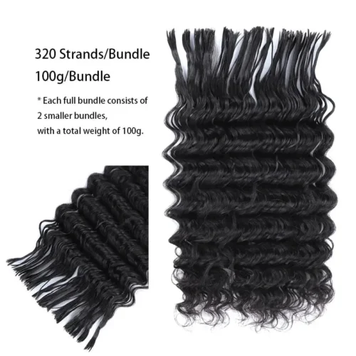 Pre-Divided Double Drawn Burmese Water Wave Human Hair Bulk 13 Pre-Divided Double Drawn Burmese Water Wave Human Hair Bulk -Hot Lingerie Hub pre divided pre sectioned deep wave bulk human hair for braiding ywigs