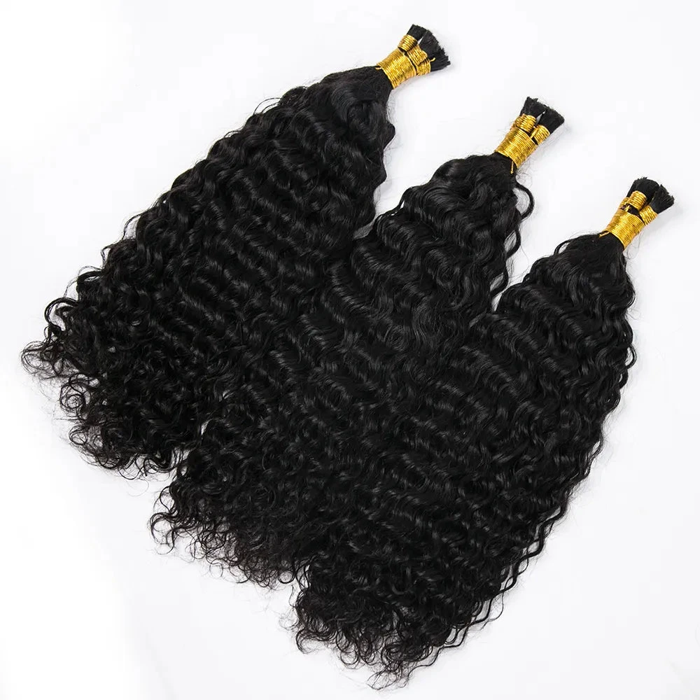 Pre-Divided Double Drawn Burmese Water Wave Human Hair Bulk 7 Pre-Divided Double Drawn Burmese Water Wave Human Hair Bulk - Image 5