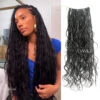 Pre-looped Crochet Boho Locs With Body Wave Virgin Human Hair Curls 1 Pre-looped Crochet Boho Locs With Body Wave Virgin Human Hair Curls -Hot Lingerie Hub pre looped crochet boho locs with virgin body wave curls ywigs