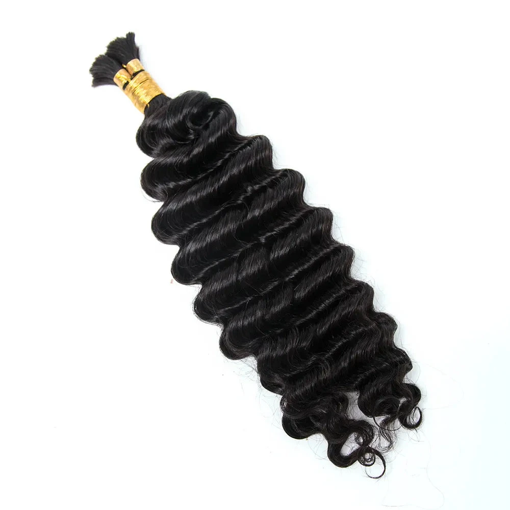 Pre-Divided Double Drawn Burmese Deep Wave Human Hair Bulk 8 Pre-Divided Double Drawn Burmese Deep Wave Human Hair Bulk - Image 6