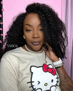 Multi-Textured Kinky Curly Weft Bundles Human Hair -Hot Lingerie Hub quick weave with kinky curly weft bundles no leave out