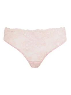 Simone Rose Pink Stretch Lace Knickers