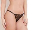 Sophia Black Lace String Thong 1 Sophia Black Lace String Thong -Hot Lingerie Hub sophia black string thong side