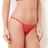 Sophia Red Lace String Thong 2 Sophia Red Lace String Thong -Hot Lingerie Hub sophia red string thong side
