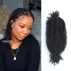 Human Hair Spring Twist Hair Extensions -Hot Lingerie Hub springy afro twist hair extensions