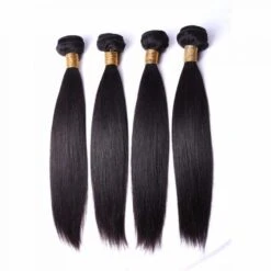 Silky Straight Human Hair Bundles Natural Color