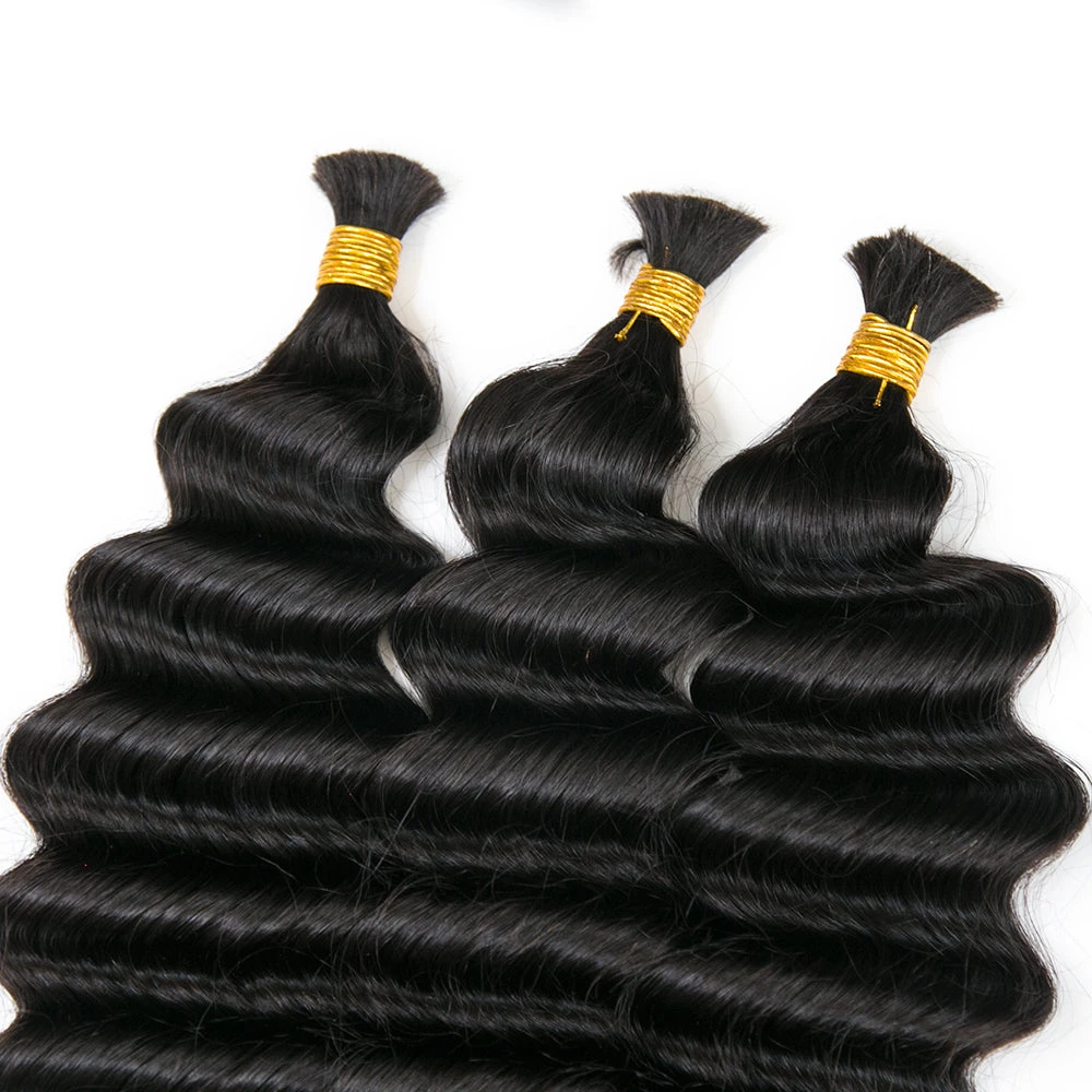 Double Drawn Burmese Loose Deep Wave Human Braiding Hair 8 Double Drawn Burmese Loose Deep Wave Human Braiding Hair - Image 6