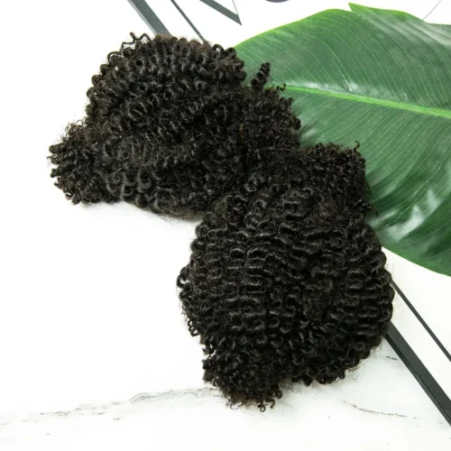 Human Hair Springy Afro Twist Hair Extensions 12-16 Inches