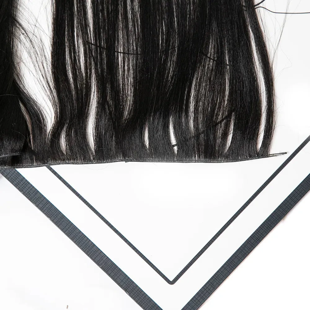 Ultra Thin Genius Weft Bundle Human Hair Extensions Light Yaki 8 Ultra Thin Genius Weft Bundle Human Hair Extensions Light Yaki - Image 6