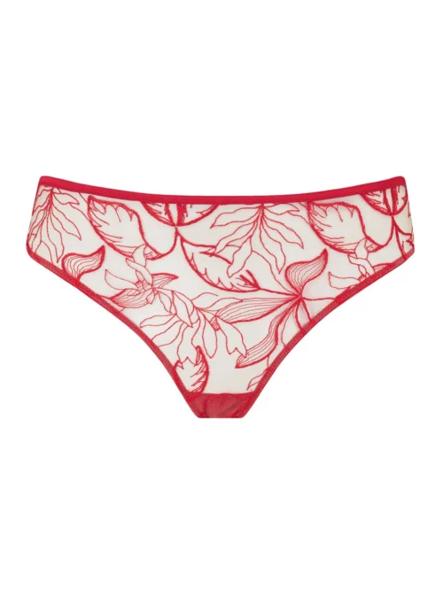 Vivian Red Embroidered Knickers