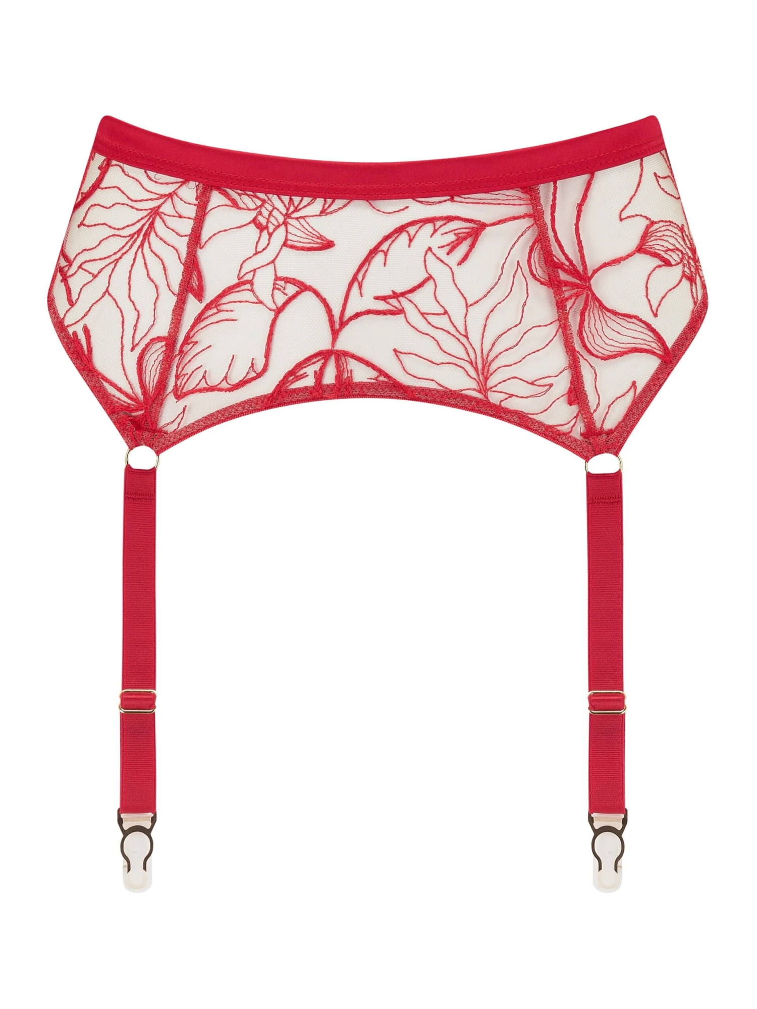 Vivian Red Suspender Belt 3 Vivian Red Suspender Belt