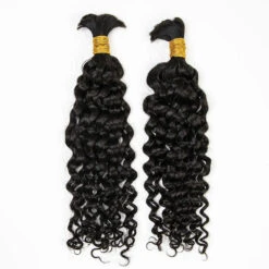Half Braids Half Sew-In Combo Deal Water Wave Natural Color -Hot Lingerie Hub water wave bulk hair for old school micro braids