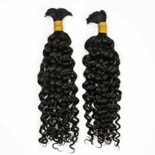 Half Braids Half Sew-In Combo Deal Water Wave Natural Color -Hot Lingerie Hub water wave bulk hair for old school micro braids