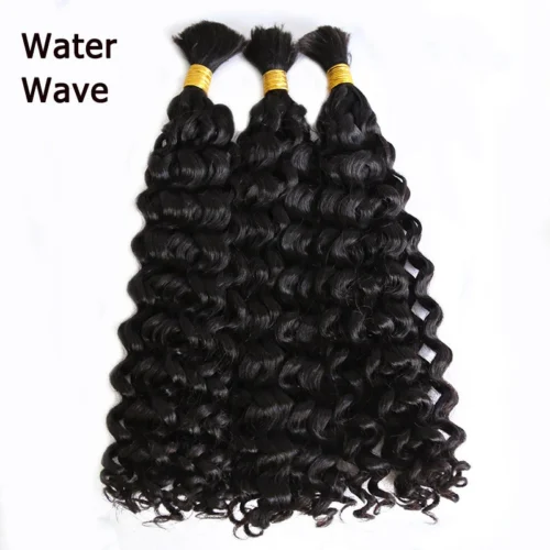Wholesale - Double Drawn Burmese Hair Bulk Braiding Hair (Price For 1 Bundle) -Hot Lingerie Hub water wave human braiding hair wholesale