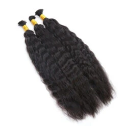 Wet & Wavy Bulk Hair Extensions For Braiding -Hot Lingerie Hub wet wavy goddess curl